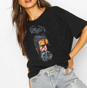 mystic sadhu | Half sleeve black Tshirt
