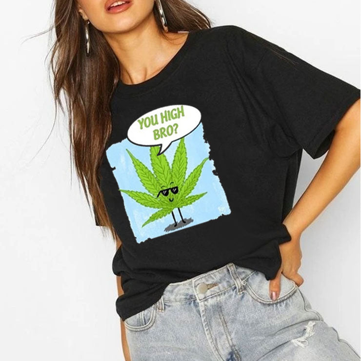 You high bro? |  t-shirt Black