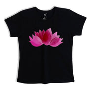 Lotus Sutra | black Top T-Shirt