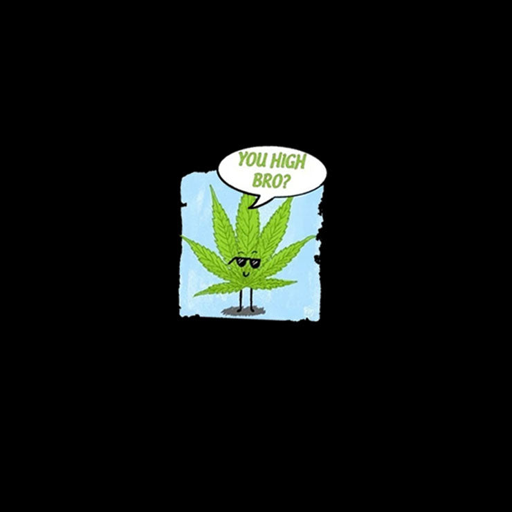 You high bro? |  t-shirt Black