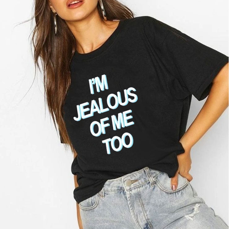 I'm jealous of me too!  |  t-shirt royal blue