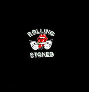 Rolling Stoned | Black Top T-Shirt