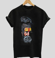 mystic sadhu | Half sleeve black Tshirt