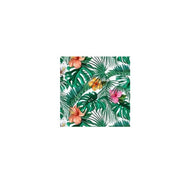 tropical vibes | Half sleeve White Tshirt