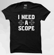 I need a scope |  t-shirt black