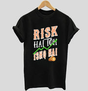 risq hai toh ishq hai | Half sleeve black Tshirt