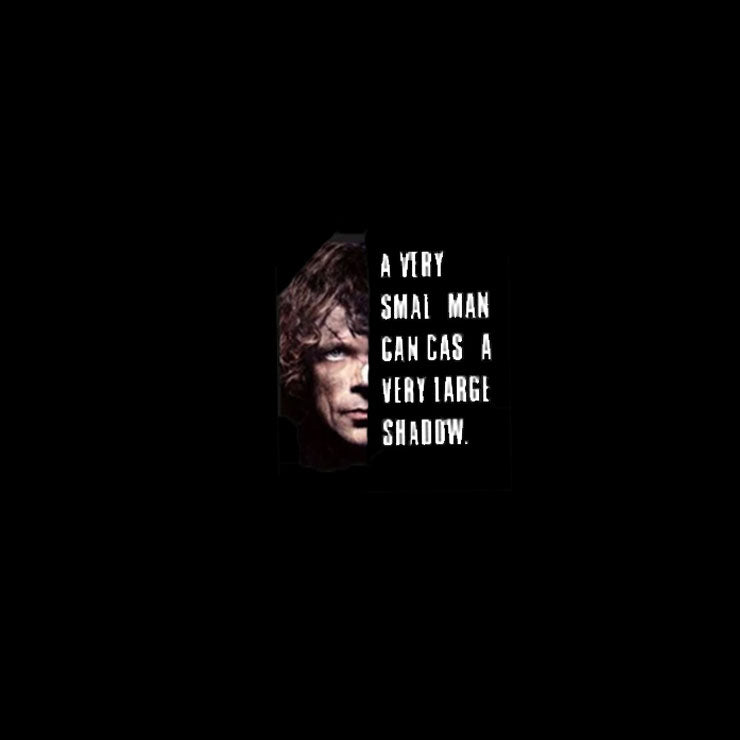 Small man Tyrion |  t-shirt black