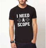 I need a scope |  t-shirt black