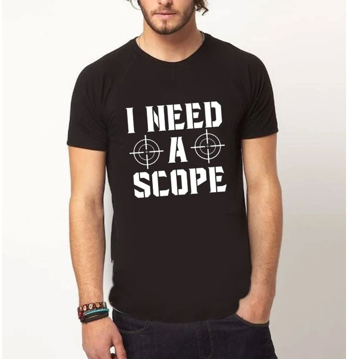 I need a scope |  t-shirt black