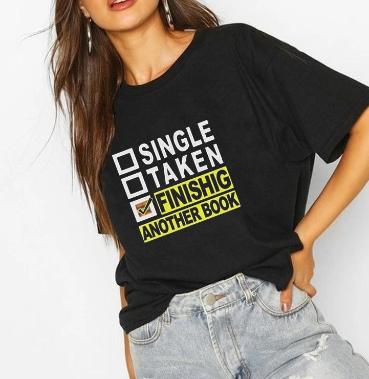 Bibliophile status    | t-shirt black