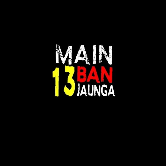 Main 13 ban jaunga |  t-shirt Black