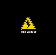 High voltage |  t-shirt black