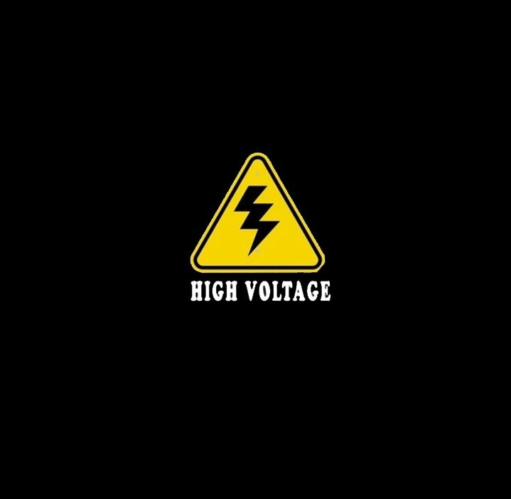 High voltage |  t-shirt black