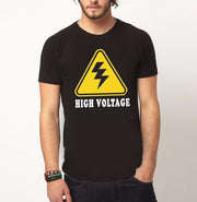High voltage |  t-shirt black