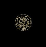 Divine Lotus | Half sleeve golden Tshirt