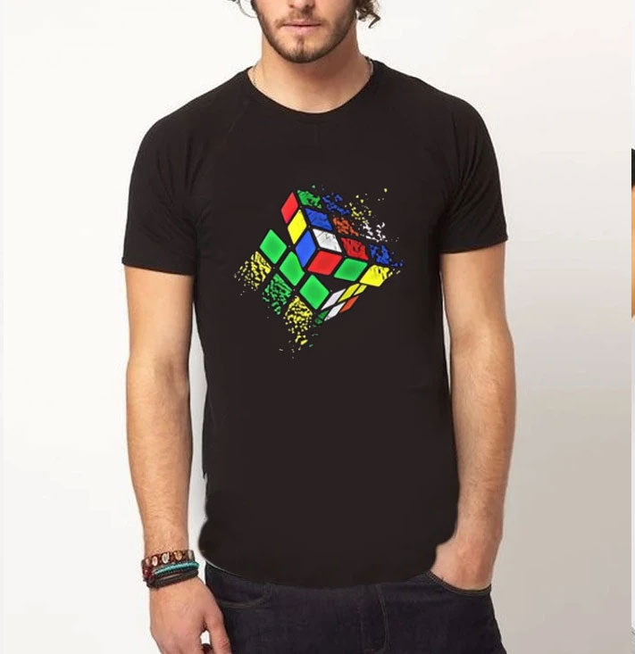 Rubik's cube |  t-shirt black