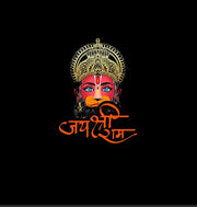 Lord Hanuman | Half sleeve black Tshirt