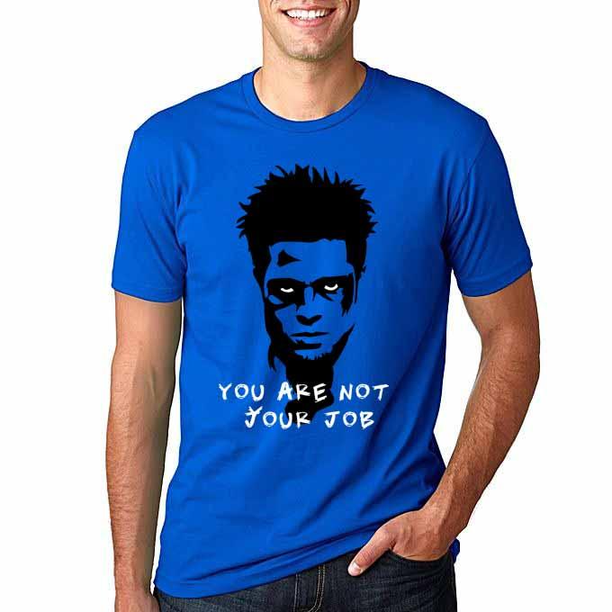 Not your job | Half sleeve royal blue Tshirt