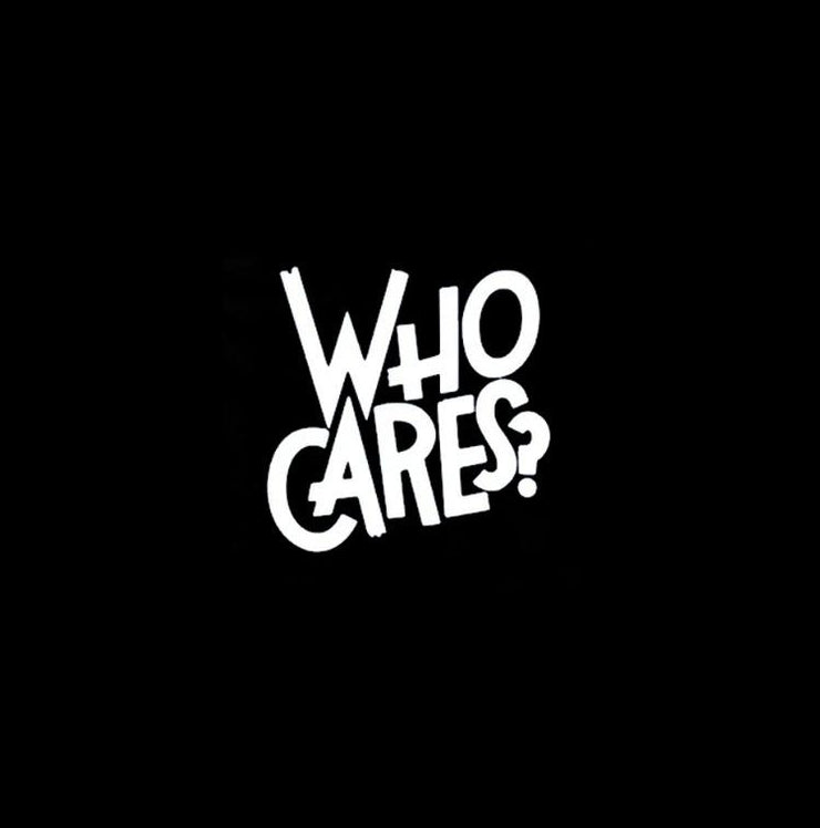 Who Cares | Half sleeve Black Tshirt