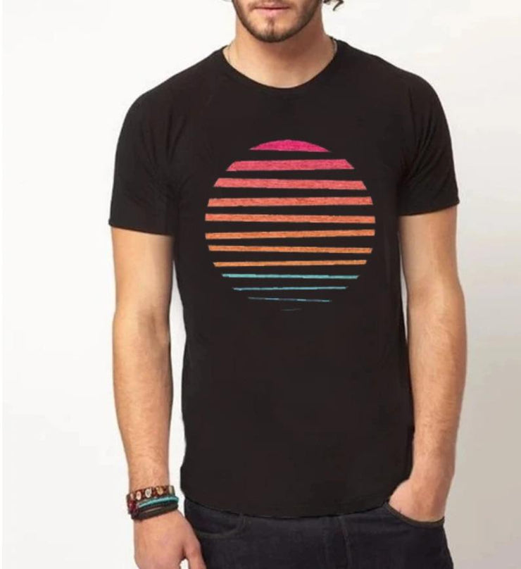 Vintage Evening Sun | Half sleeve Tshirt