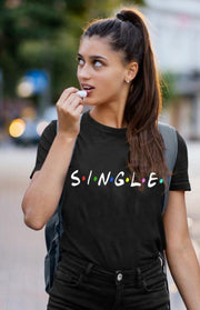 S.I.N.G.L.E |  Woman's Half Sleeve Top