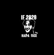 If 2020 had face | Half sleeve black Tshirt