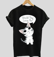 Needy Cat | Half sleeve black Tshirt