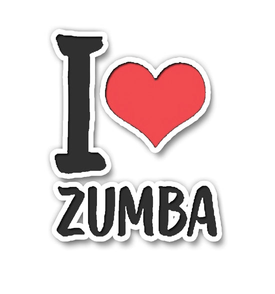 I love Zumba Sticker