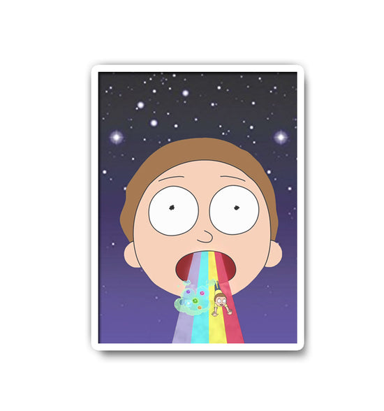 Morty's universe Sticker