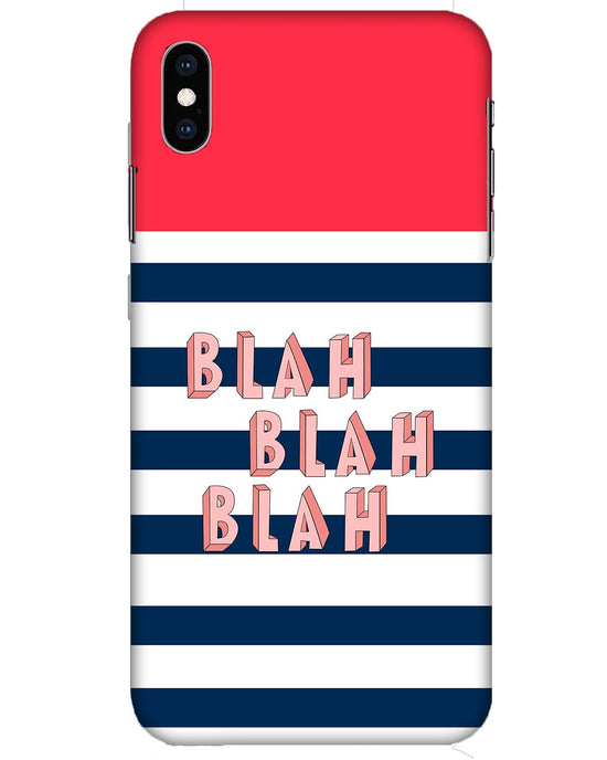 BLAH BLAH |  iPhone XS Phone Case