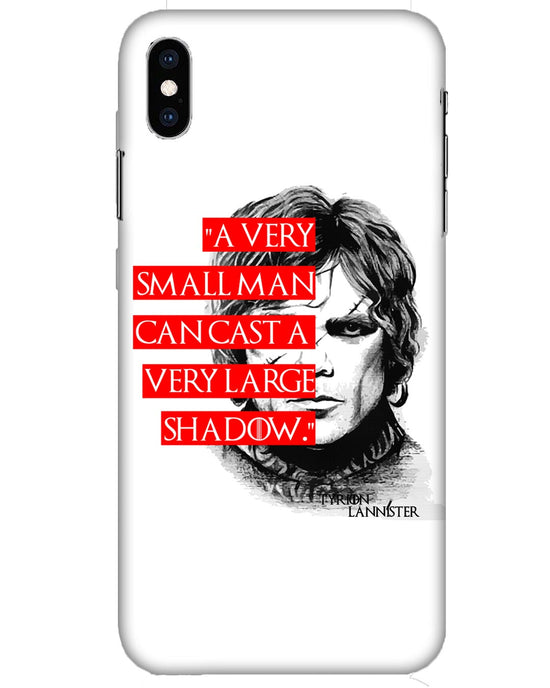 Small man can cast a Large shadow  |  iPhone XS Phone Case