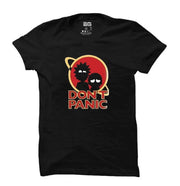 Don't panic  | Black t-shirt
