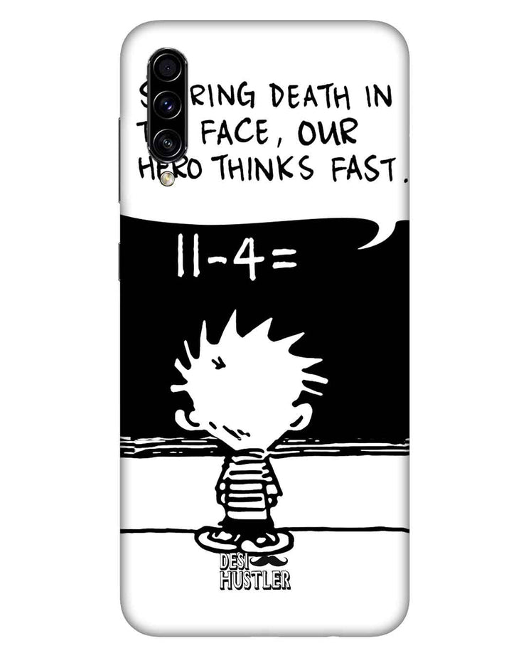 Our Hero Thinks Fast | Samsung Galaxy A50s Phone Case