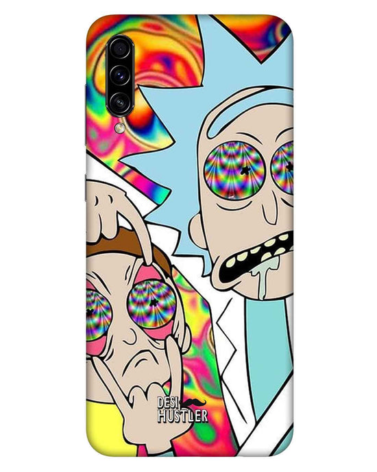 Rick and Morty psychedelic fanart |  Samsung Galaxy A50s Phone Case