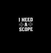 I need a scope |  t-shirt black