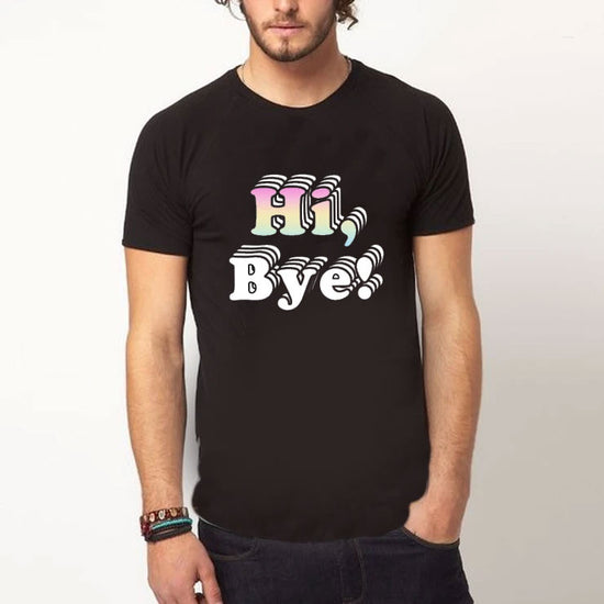Hi, bye |  t-shirt black