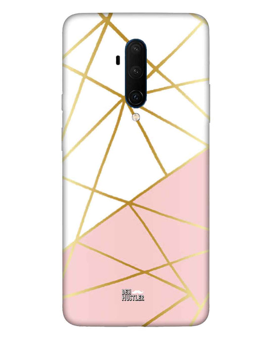 Pink & Gold  |  OnePlus 7T Phone Case