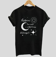 Sagittarius born | Half sleeve black Tshirt