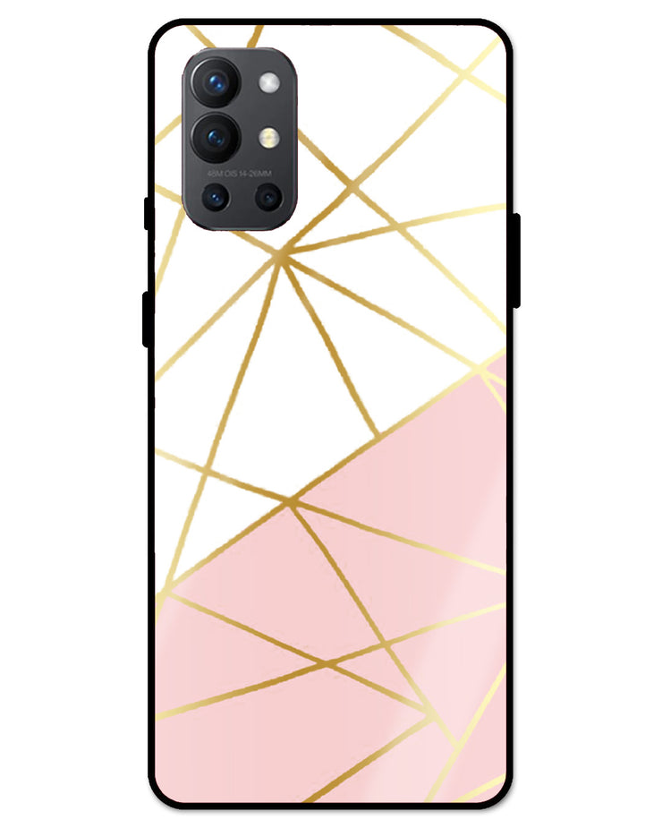 Pink & Gold  |  one plus 9R glass cover  Phone Case
