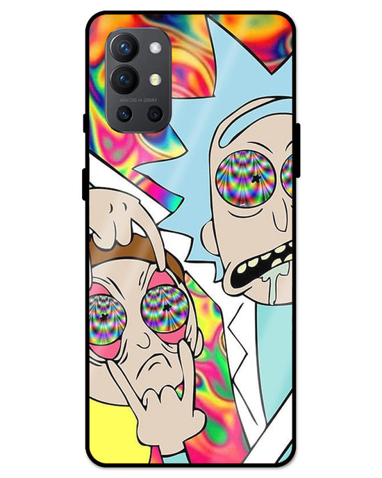 Rick and Morty psychedelic fanart  | one plus 9R glass cover Phone Case
