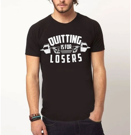 Quitting Is For Losers |  t-shirt black