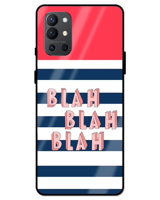 BLAH BLAH | one plus 9R glass cover Phone Case
