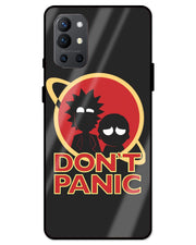 Don't panic  |  one plus 9R glass cover Phone Case
