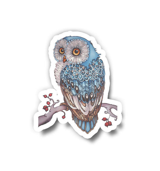 Blue owl Sticker