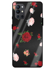pink rose  |  one plus 9R glass cover Phone Case