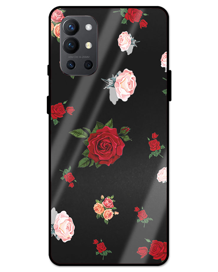pink rose  |  one plus 9R glass cover Phone Case