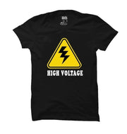 High voltage |  t-shirt black
