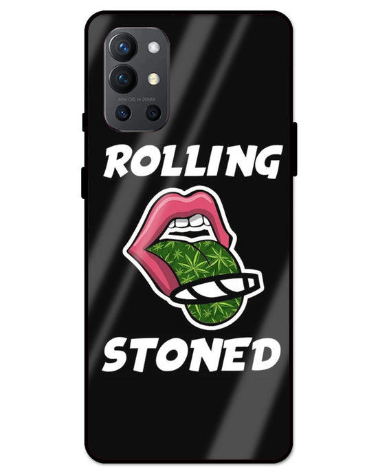 Rolling stoned Black |  one plus 9R glass cover Phone Case