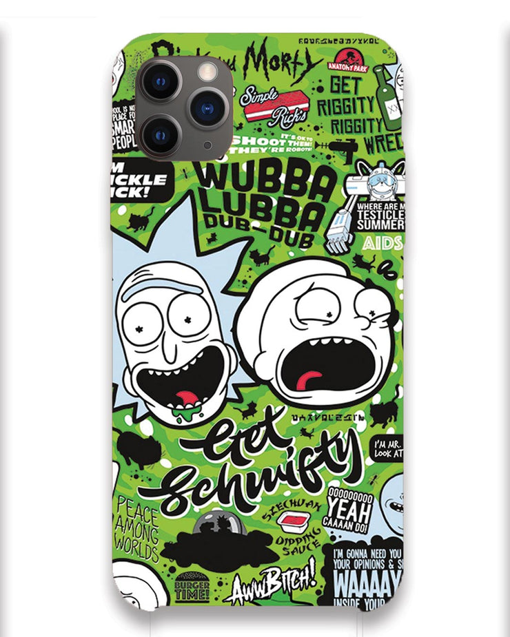 Rick and Morty adventures fanart  |  iPhone 11 pro  Phone Case