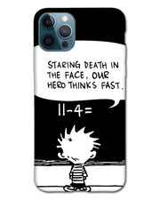 Our Hero Thinks Fast |   iPhone 12 pro max Phone Case